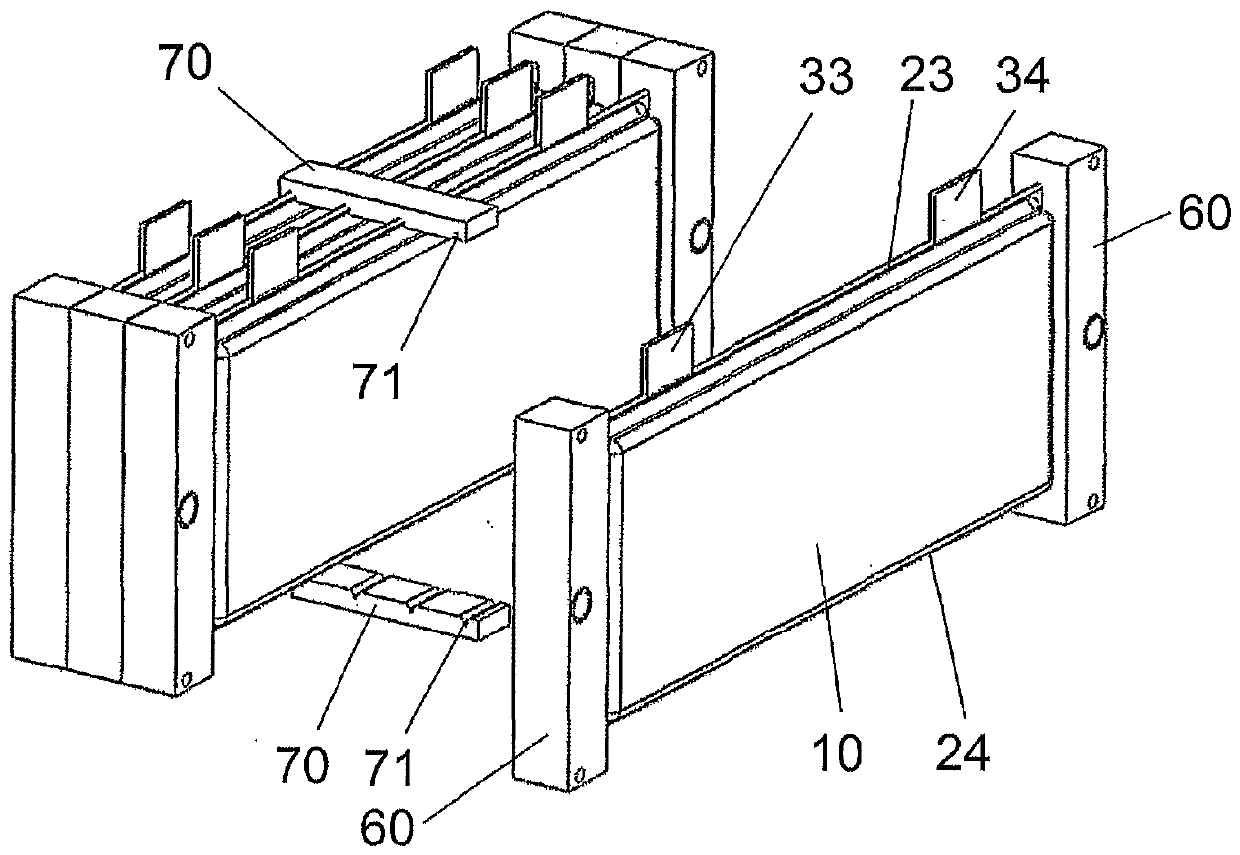 Battery element having a thermal conduction element