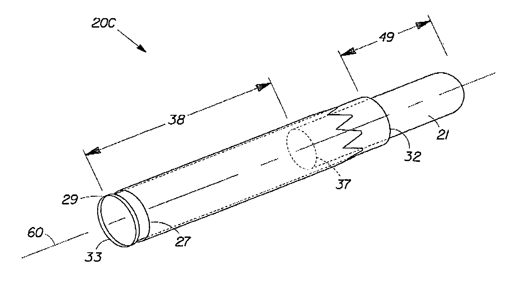 Pessary applicator providing low placement