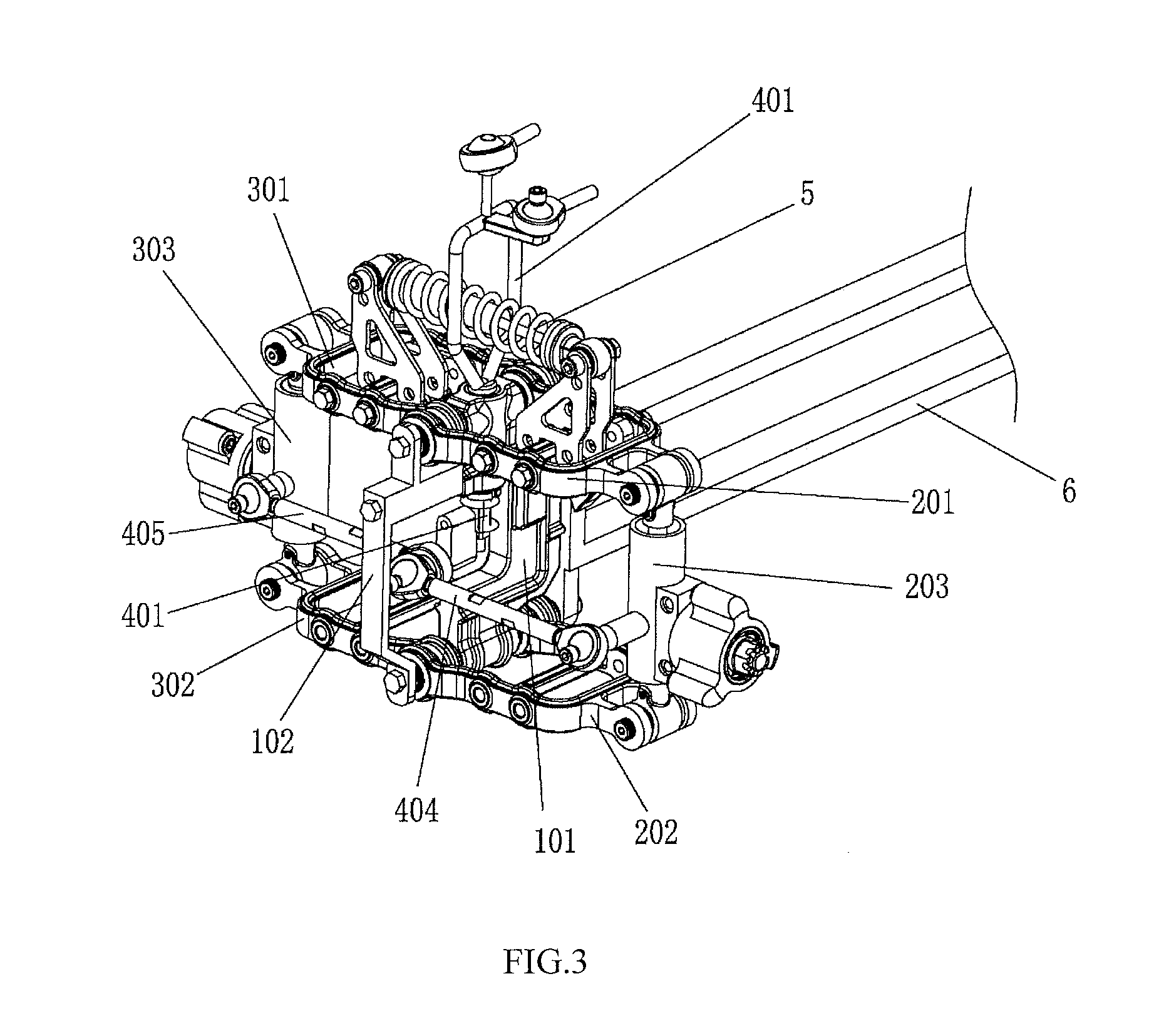 Inverted tricycle