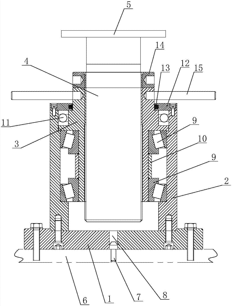 Lifting cantilever supporting device