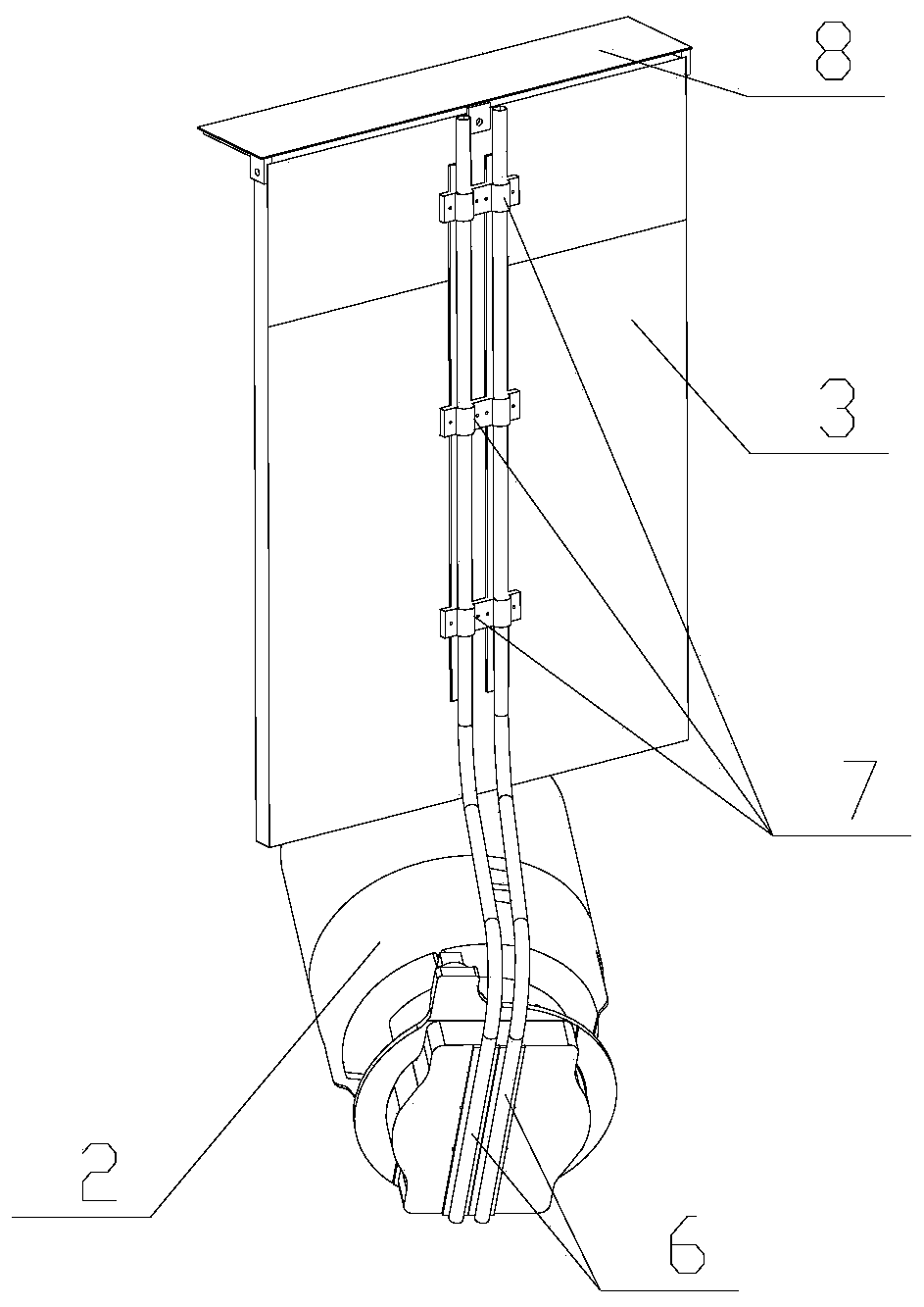 An integrated mounting bracket for a star sensor and a thermal control device