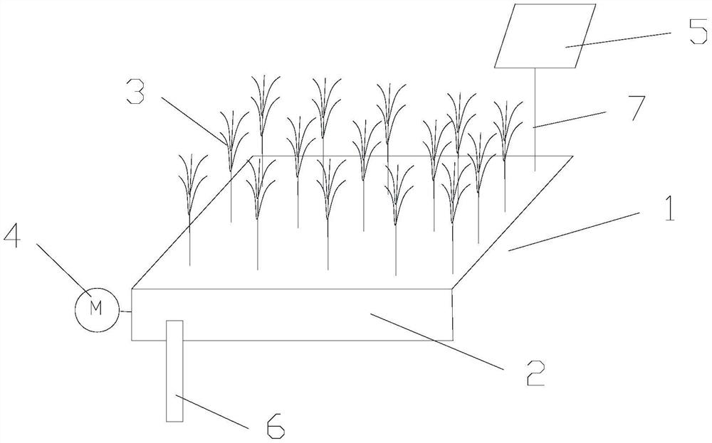 A three-dimensional artificial sewage purification floating island