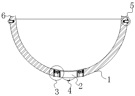 Titanium alloy seal head convenient to disassemble