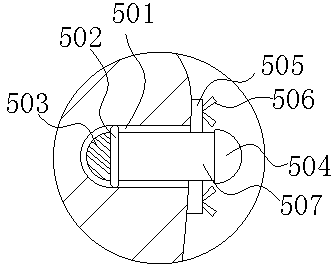 Titanium alloy seal head convenient to disassemble