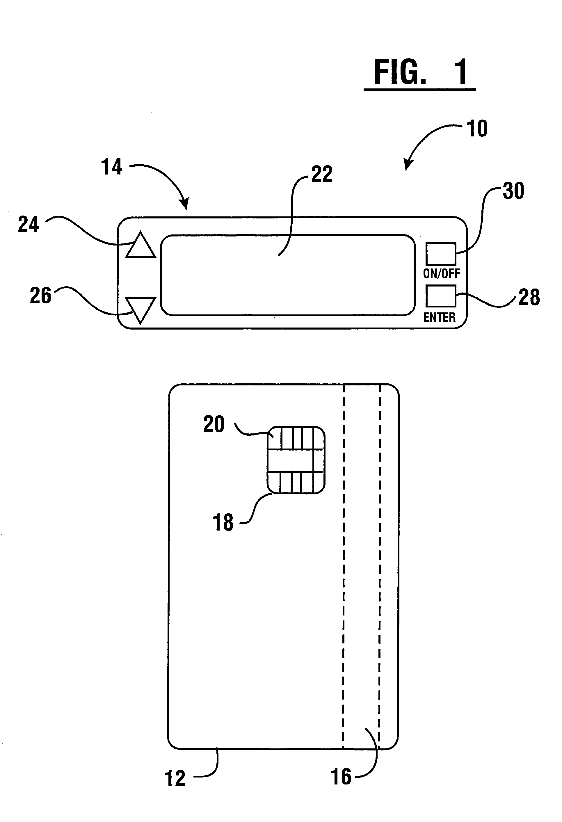 Multi-account card with magnetic stripe data and electronic ink display being changeable to correspond to a selected account