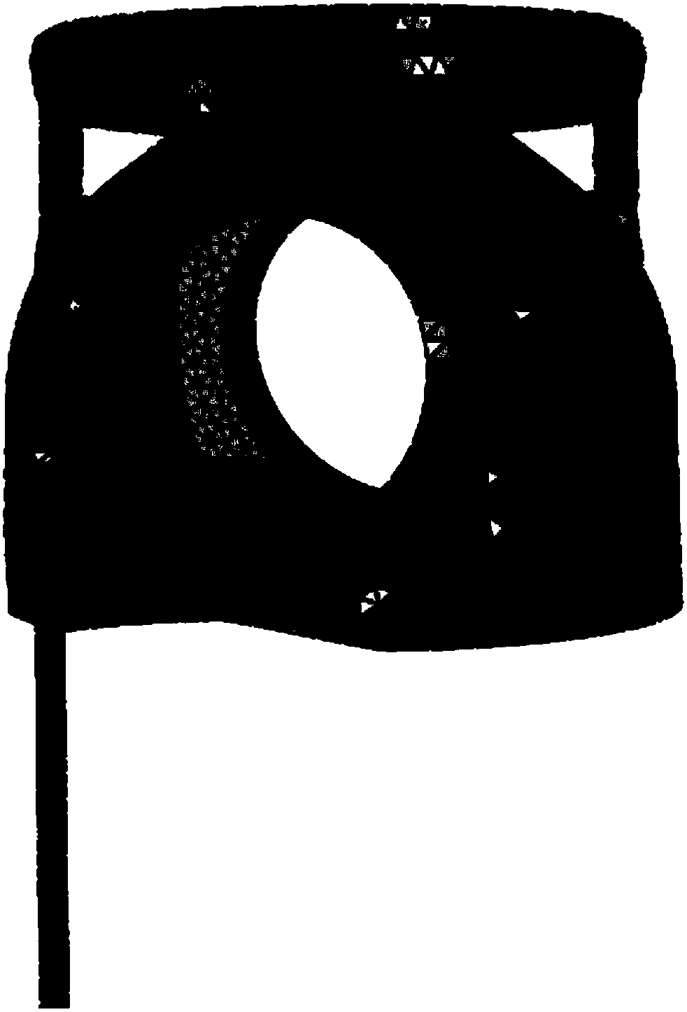 Fluid coupling analysis method for connecting rod small end bearing of diesel engine