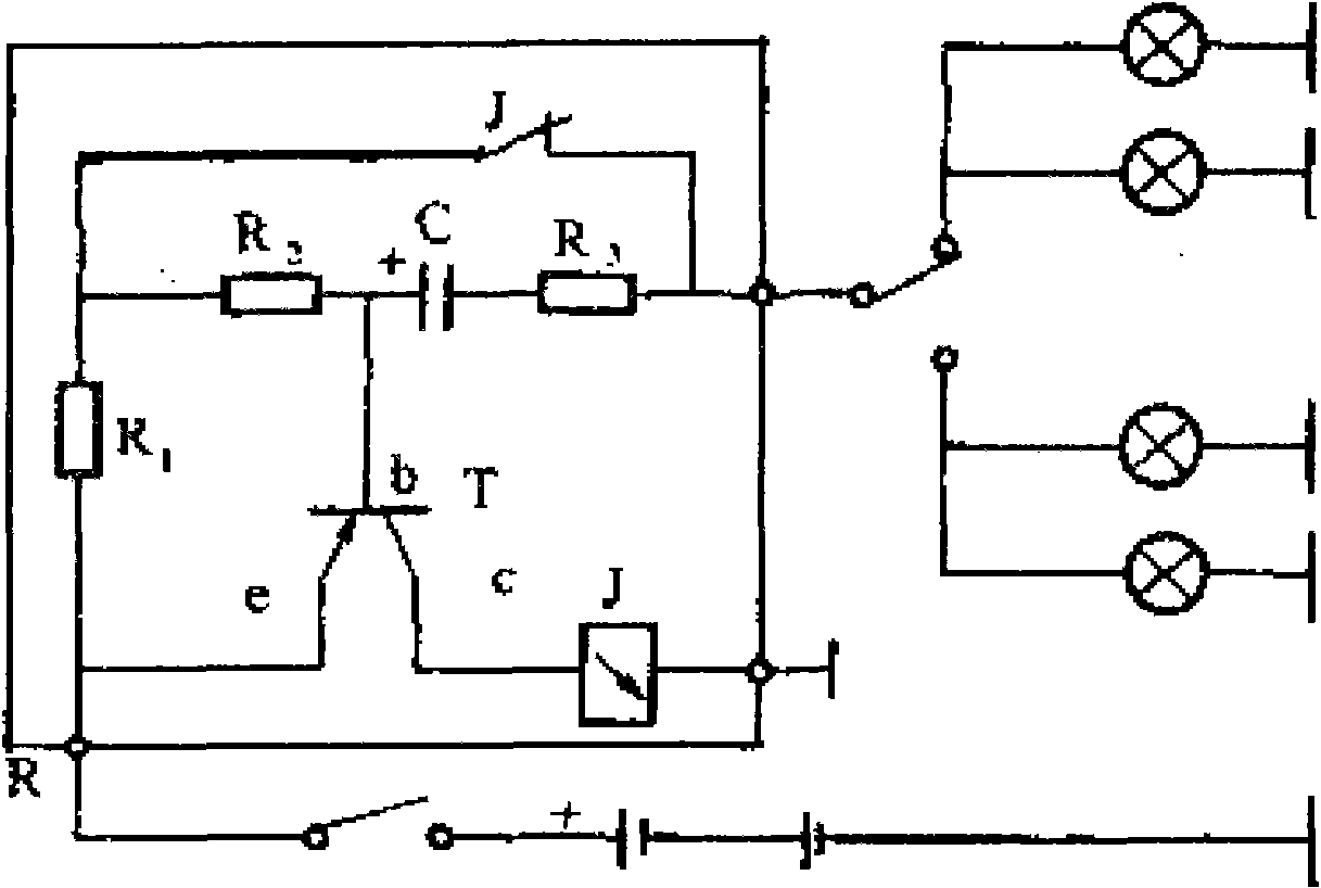 Method and device for automatically lighting automobile steering lamp