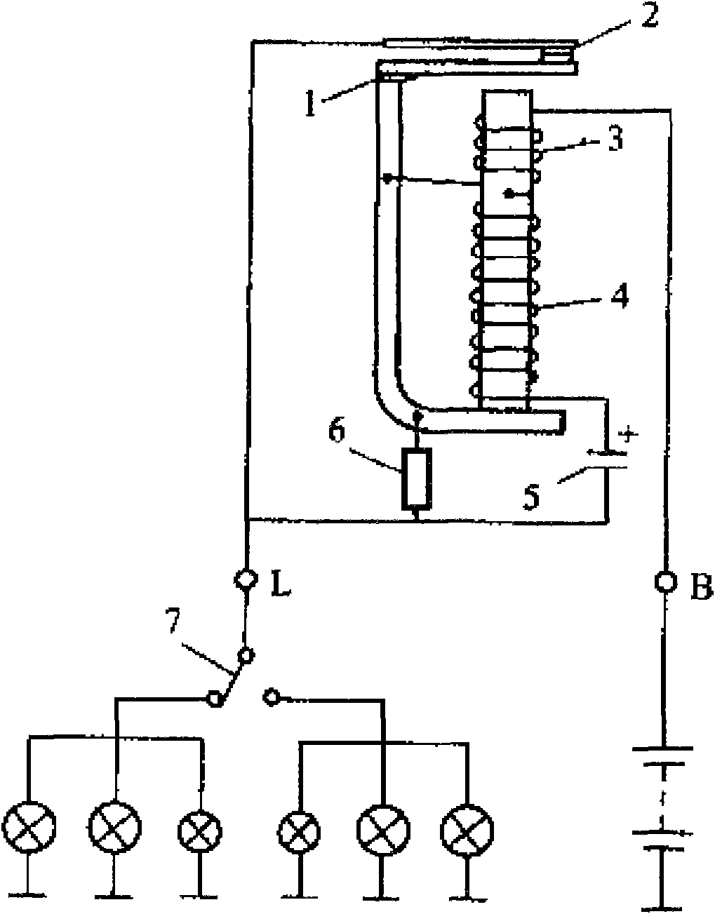 Method and device for automatically lighting automobile steering lamp