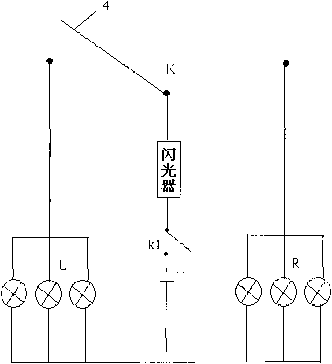 Method and device for automatically lighting automobile steering lamp