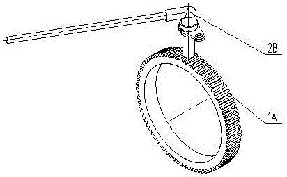 Anti-lock braking device of steering drive axle hub brake and design method thereof