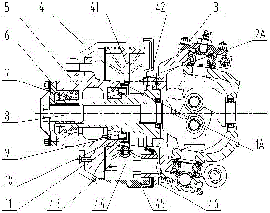 Anti-lock braking device of steering drive axle hub brake and design method thereof