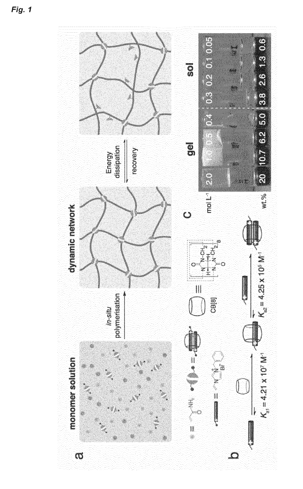 Cucurbituril-based hydrogels