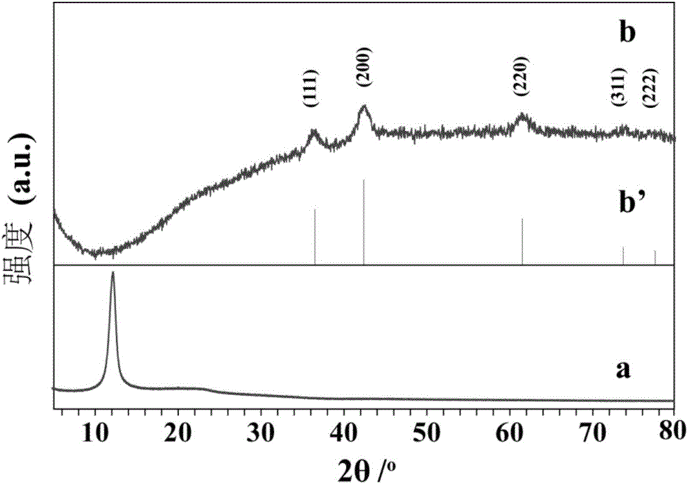 Cobaltous oxide nanocrystal-graphene composite material and preparation method and application thereof