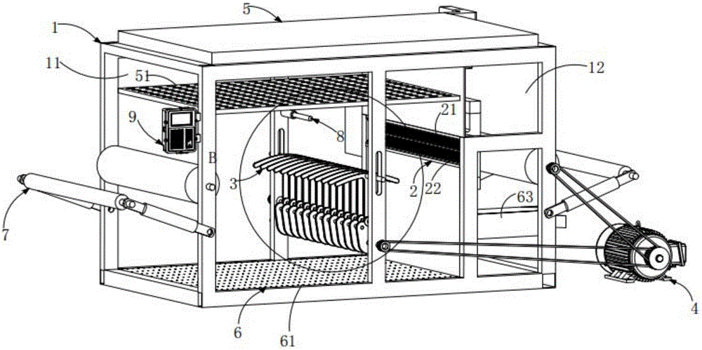 Bothway dust exhaust apparatus for spinning