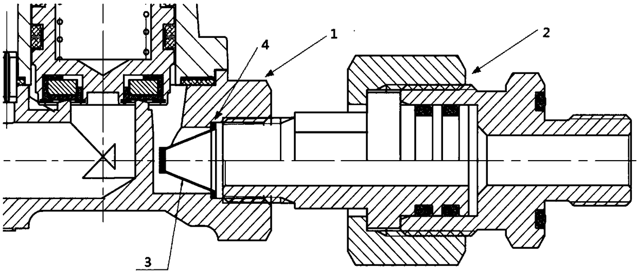 Fuel cut-off valve of integrated filter screen structure