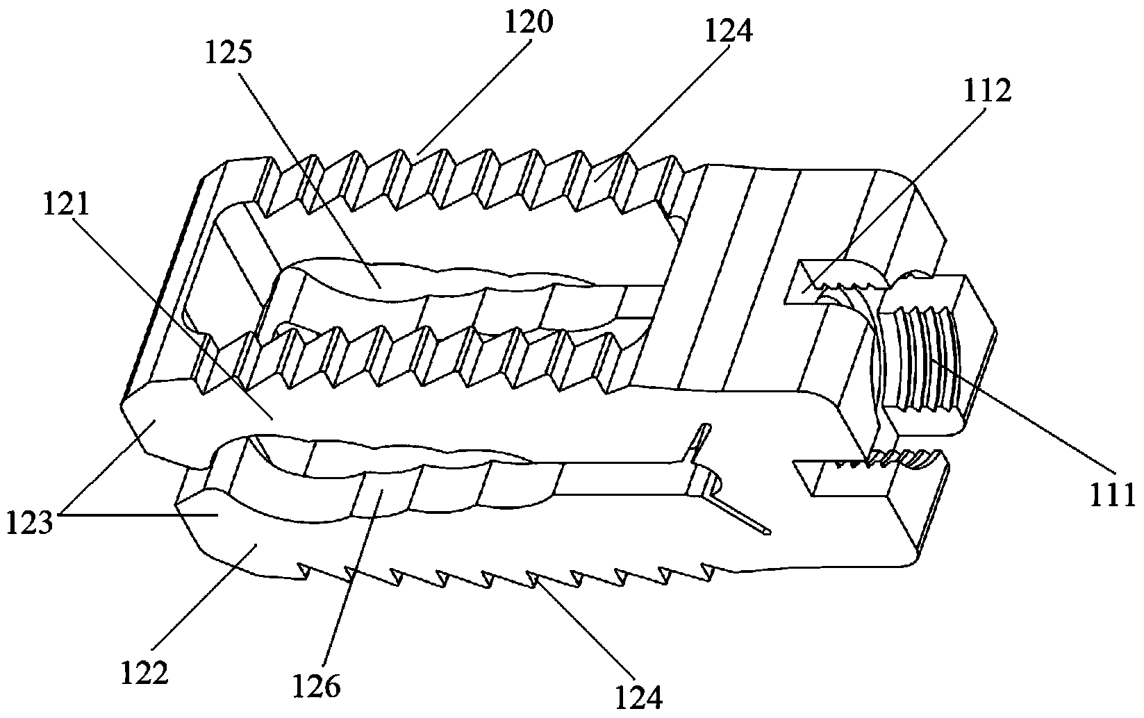 Expandable interbody fusion cage