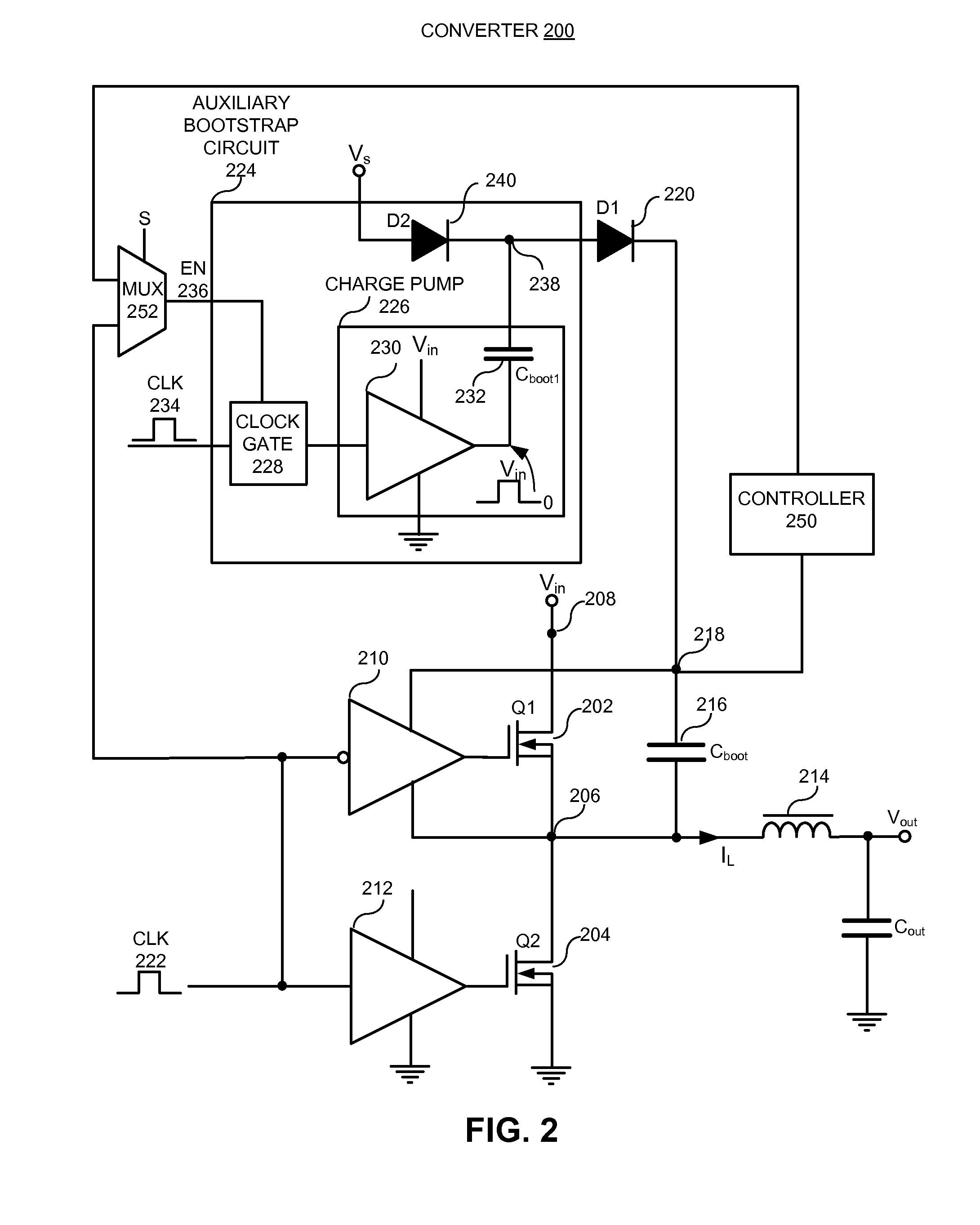 Hybrid bootstrap capacitor refresh technique for charger/converter