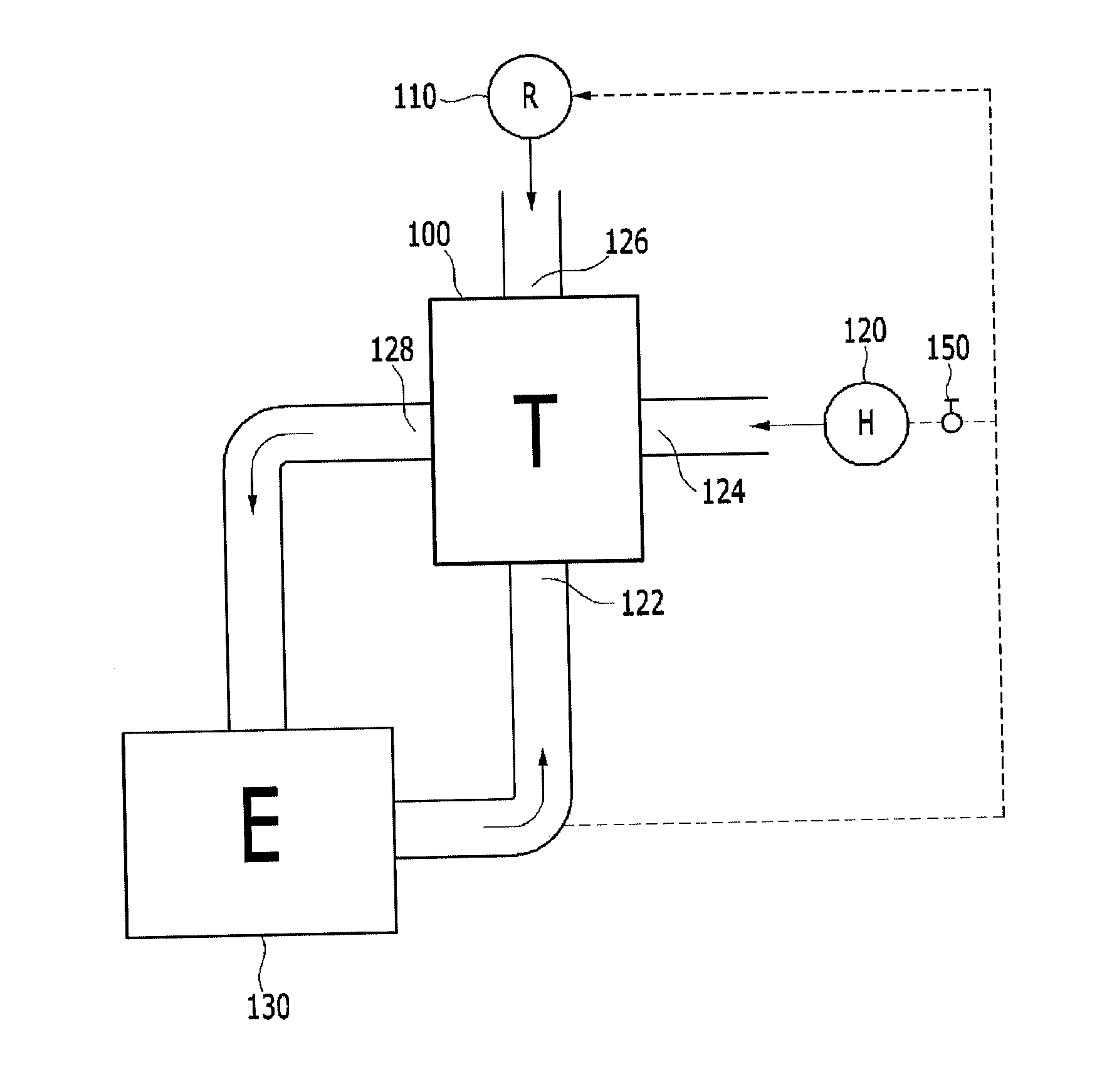 Engine having thermostat and system thereof