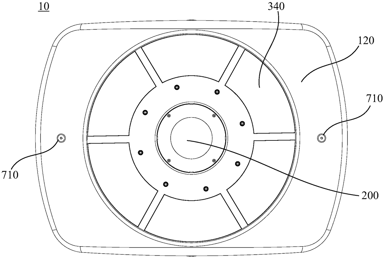 Automatically-guided transport cart