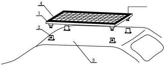 Combined solar car cover for car