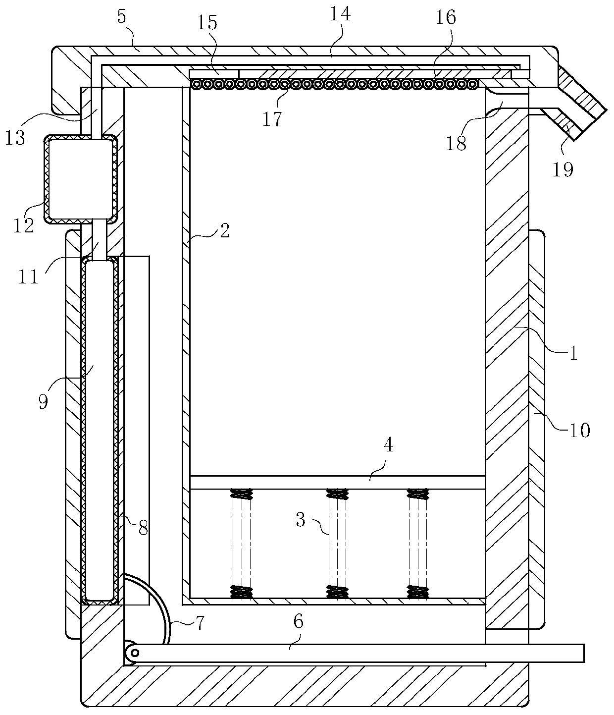 Potassium citrate effervescent tablet composition capable of lowering uric acid