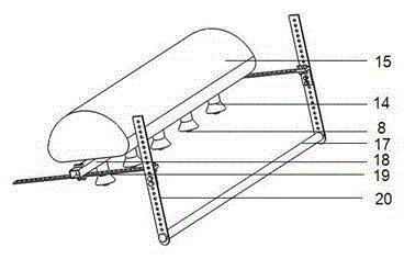 Mechanical-airflow combination disturbance chemical application system