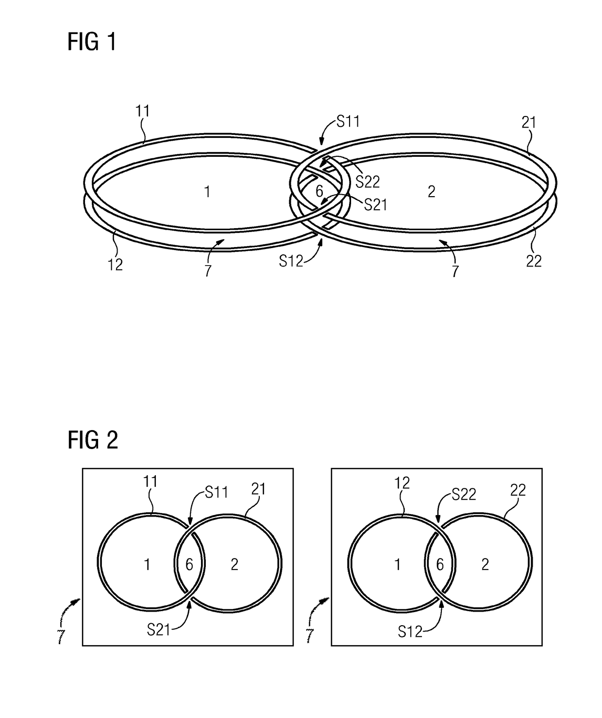 Decoupling of split ring resonators in magnetic resonance tomography