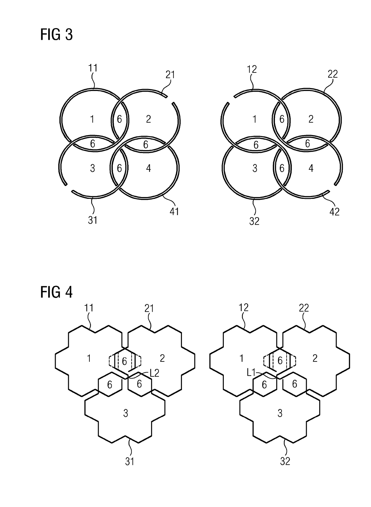 Decoupling of split ring resonators in magnetic resonance tomography