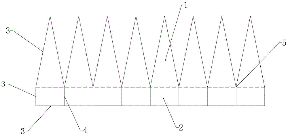 Blade, blade sawtooth tail edge and manufacturing method of blade sawtooth tail edge