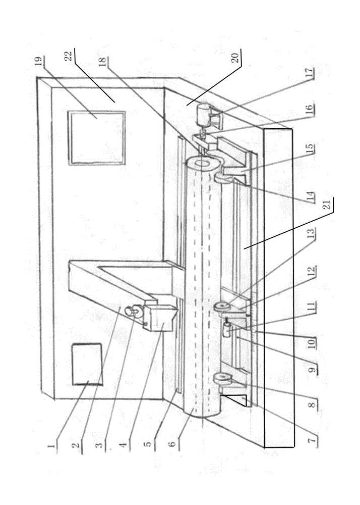 Measuring equipment and measuring method for eccentricity ratios of large-diameter preform