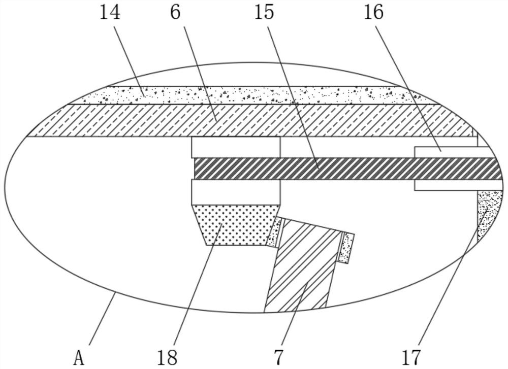 Crushing and stirring device for producing poultry feed