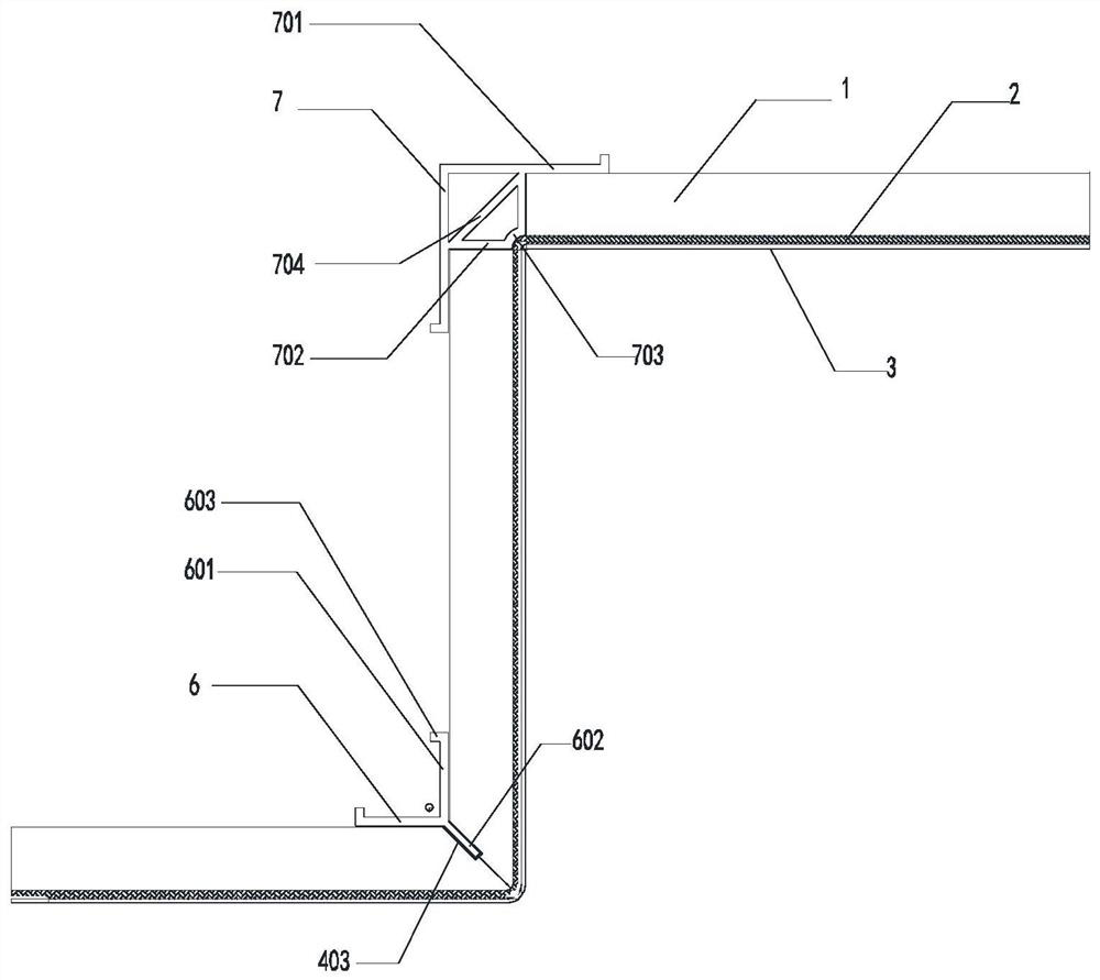 A kind of bendable PVC rigid-flexible composite board and its preparation method