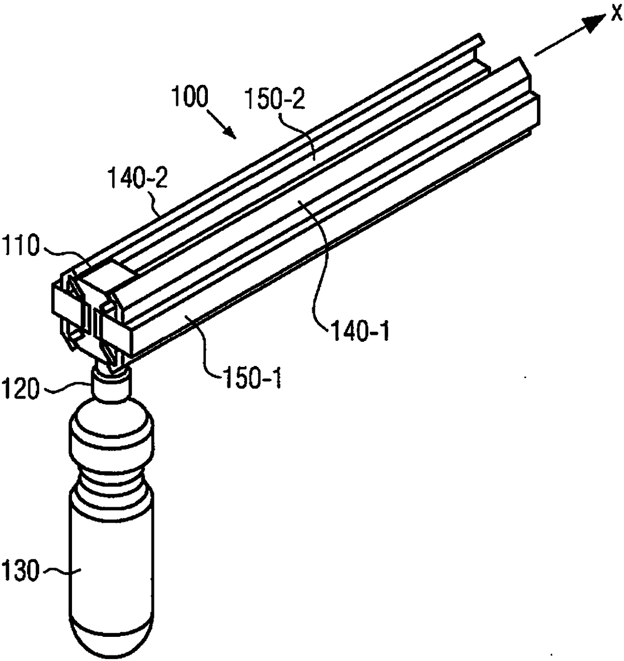 Linear transport system with minimal transport spacing