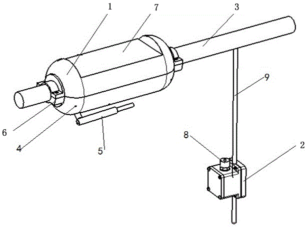 Contact suspension monitoring device for overhead line system