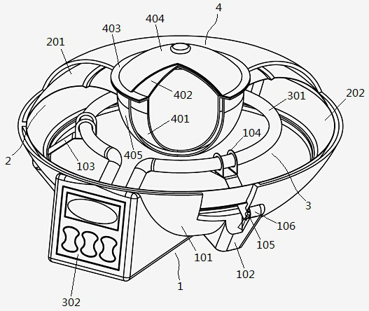 Integrated photo-thermal cooking range