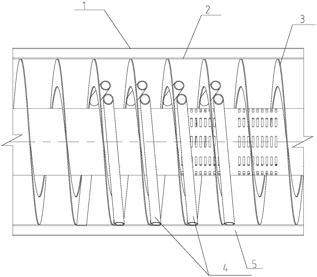 Oil sludge cracking device