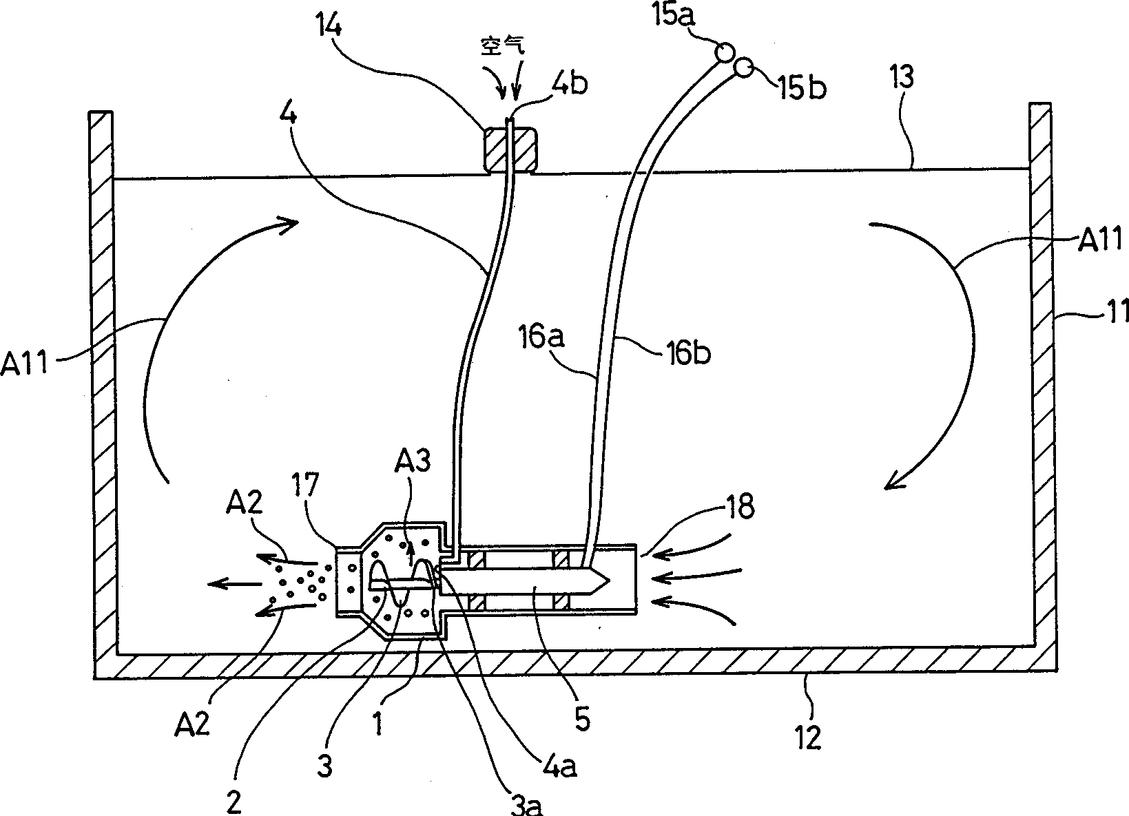 Gas-liquid mixing device