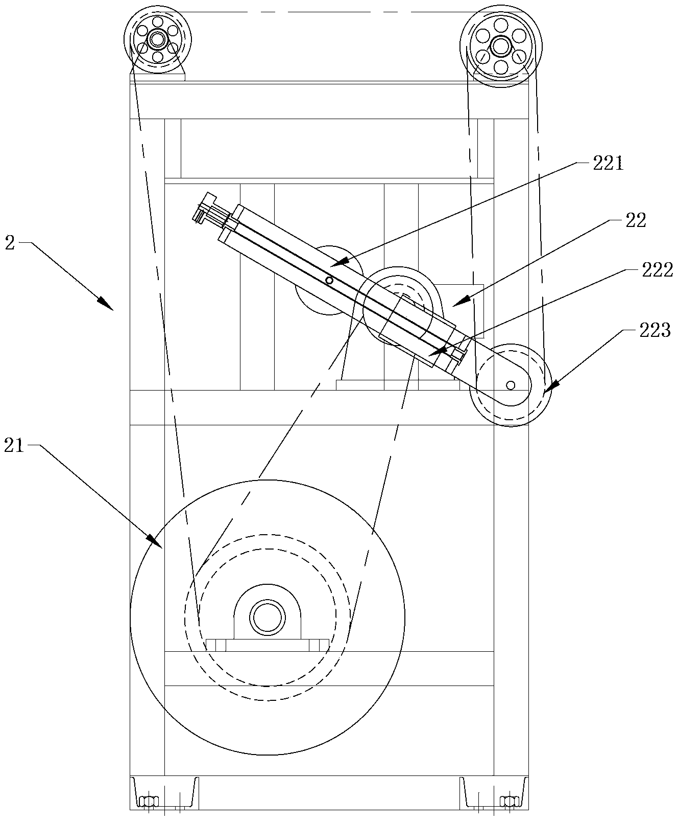 Vertical-type wire stranding machine of high-definition multimedia interface (HDMI) cables