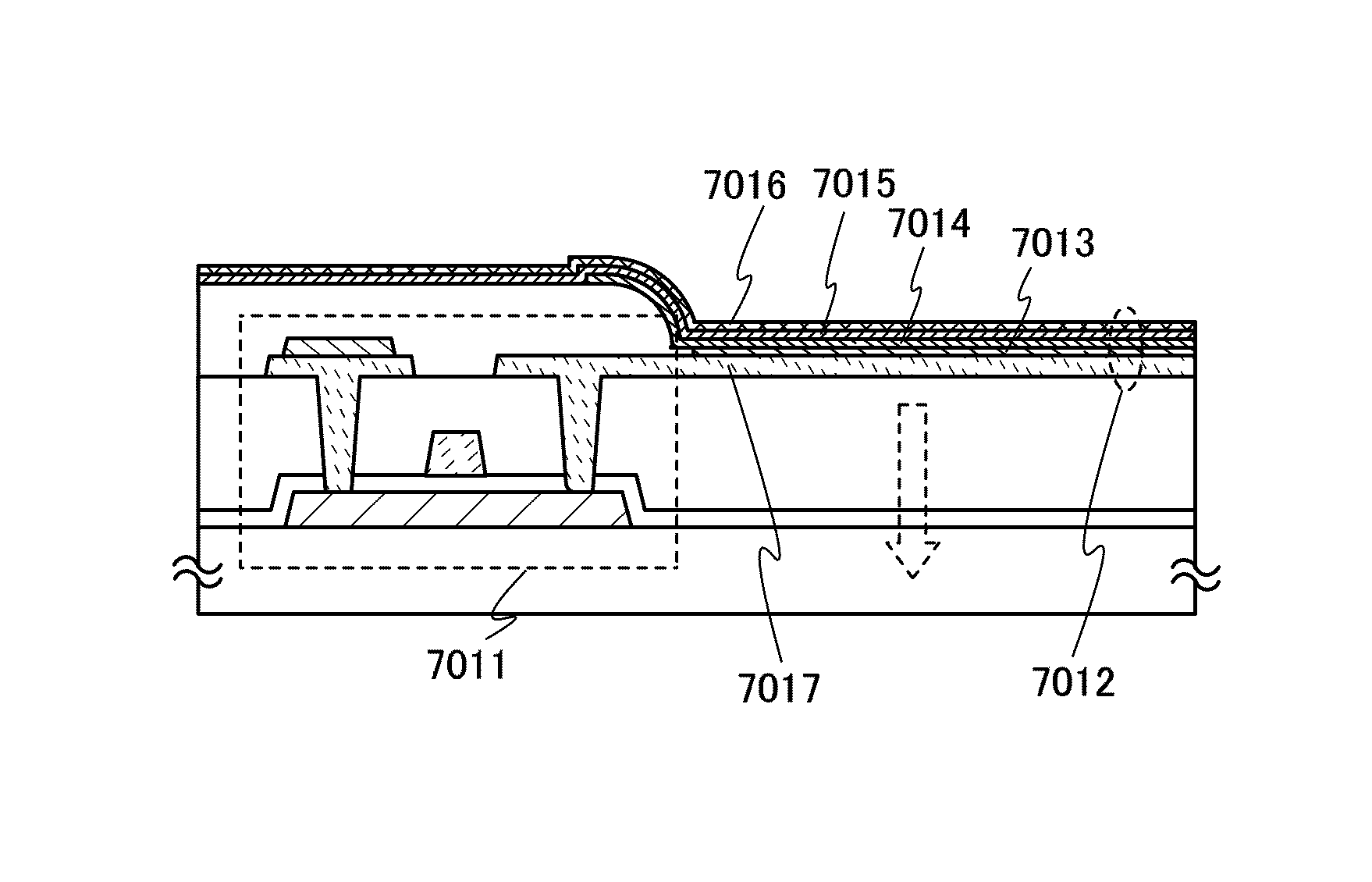 Semiconductor device comprising gate electrode of one conductive layer and gate wiring of two conductive layers