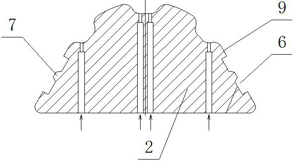 A kind of superplastic forming, diffusion connection mold and preparation method of thin-walled large inclination angle parts