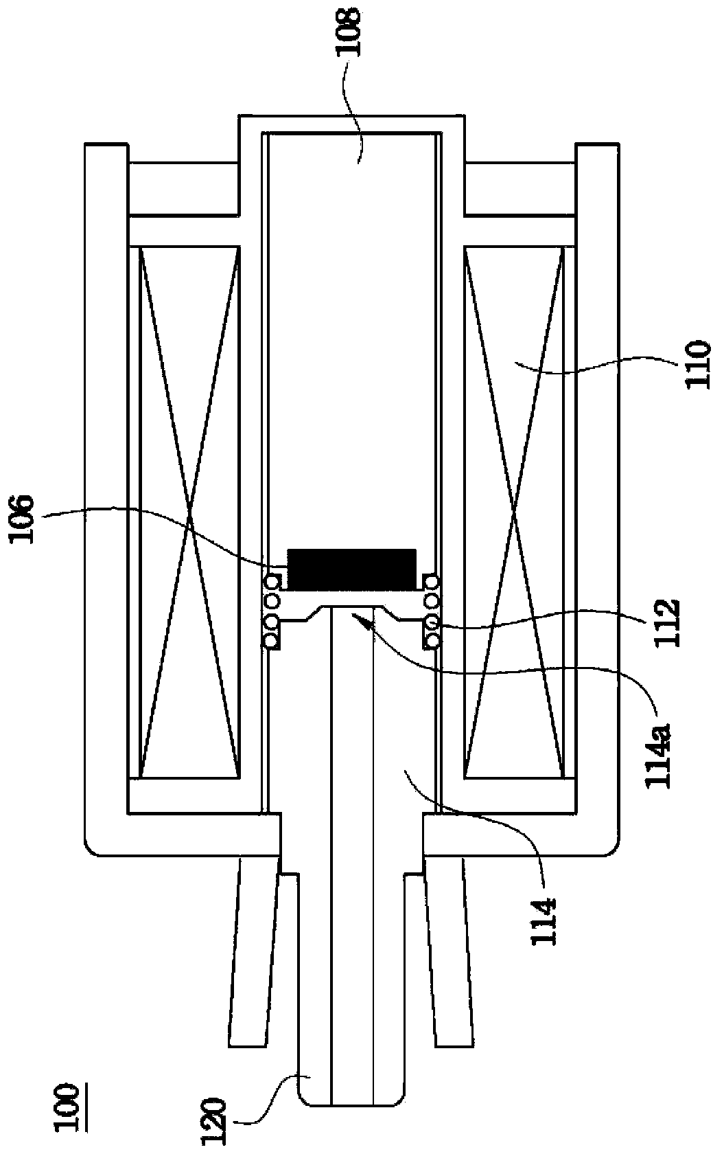 Electromagnetic pressure relief valve