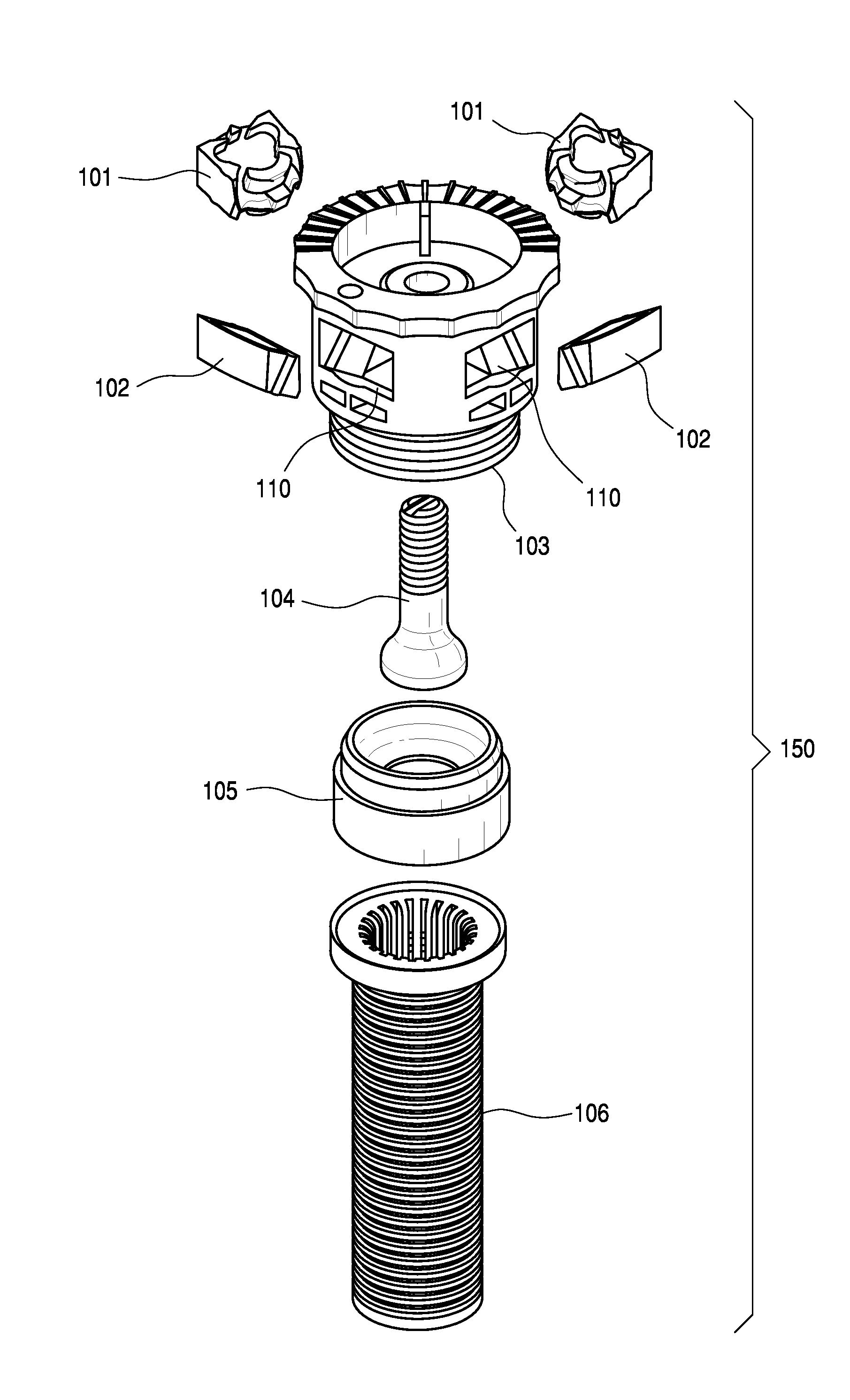 Fluidic circuit with bump features for improving uniform distribution of fluidic sprays