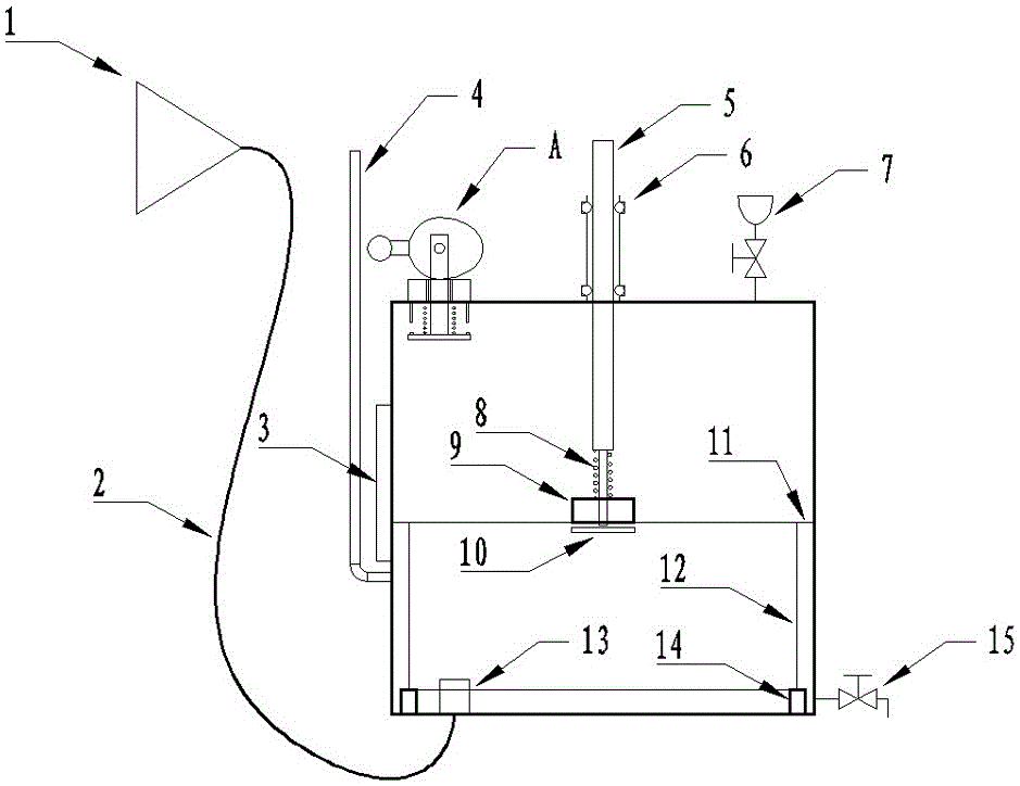 Glass cylinder lung capacity and lung power resistance tester