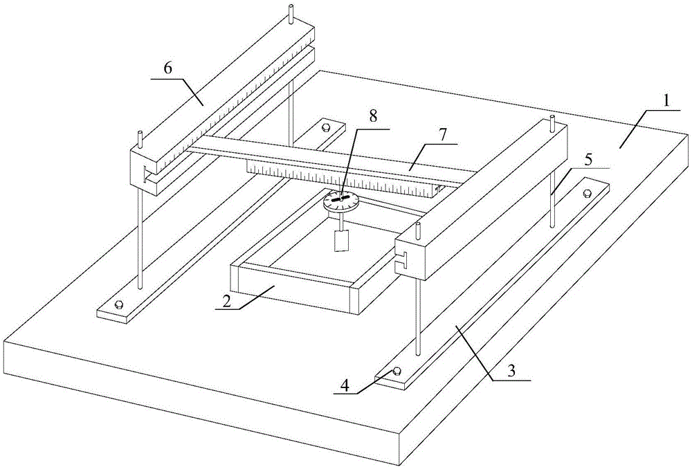 Accurate positioning and producing device for intermittent joints of similar-material rock mass samples