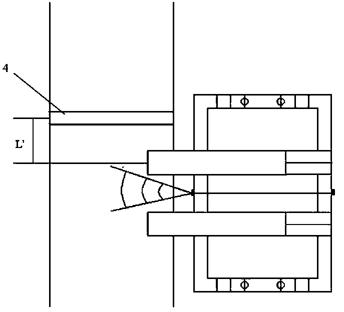 Automatic measurement method for data of stacking machine