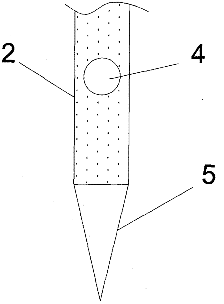 Agricultural punching seeder