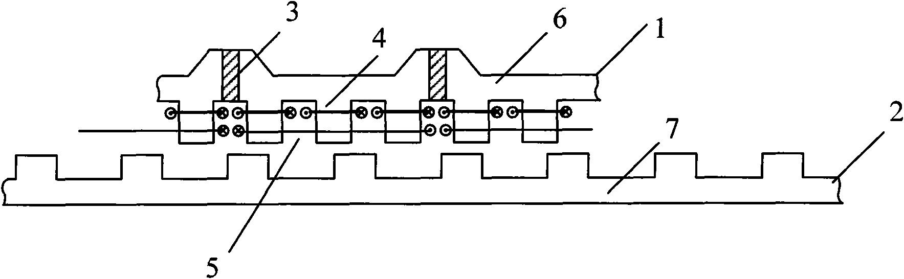 Linear motor with controllable magnetic field type primary permanent magnet structure for city railway train