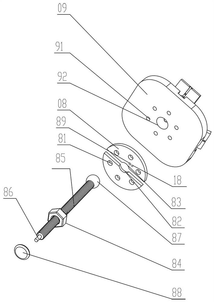 Head restraint device and operating method for ophthalmic surgery