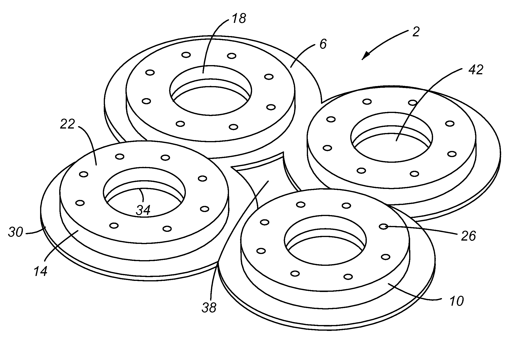 Method and apparatus for positioning heating elements