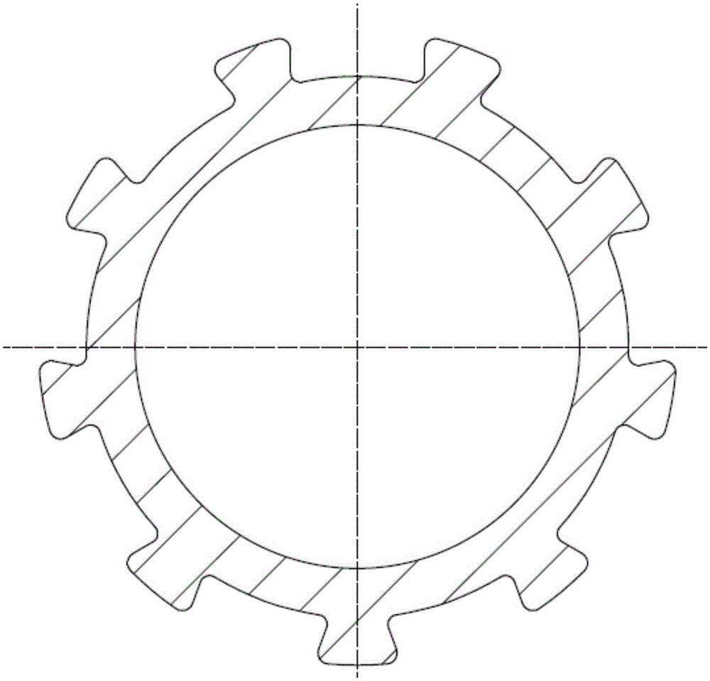 A method for forming a precision external spline tube